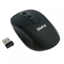 Мышь DIALOG MROP-03U USB черная