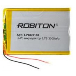 Аккумулятор ROBITON LP4070100 3.7В 3000мАч PK1 14912