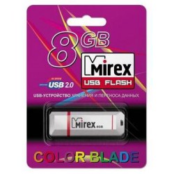 Флеш-диск USB 8GB MIREX knight white