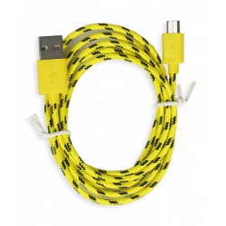 Шнур USB Am - microUSB 1.2м SMARTBUY IK-12n yellow
