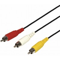 Шнур 3RCA-3RCA 3м REXANT 17-0204
