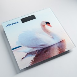 Весы напольные АКСИНЬЯ КС-6010 Белый лебедь