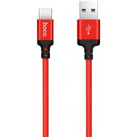 Кабель Hoco X14 Type-C черно/красный 1 м