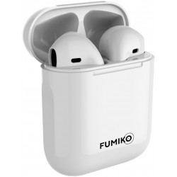 Беспроводные наушники TWS FUMIKO BE02 Touch сенсор белые