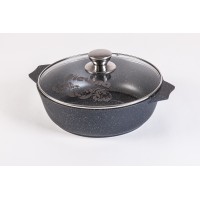 Жаровня МЕЧТА 3л АП Гранит black 33802