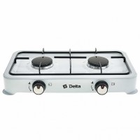 Газовая плита DELTA D-2206 двухконфорочная белая