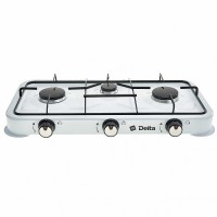 Газовая плита DELTA D-2207 трехконфорочная белая