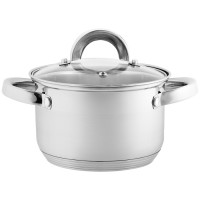 Кастрюля WEBBER BE-110/2 со стеклянной крышкой