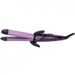 Щипцы для волос ВАСИЛИСА ВА-3702 фиолетовый с черным