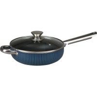 Сотейник PomidOro 24 см DL2402 Azzurro со стекл.крышкой