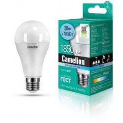 Лампа светодиодная CAMELION LED20-A65/845/E27