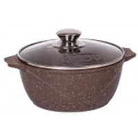 Кастрюля МЕЧТА 4л АП Гранит brown 44806