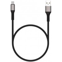 Кабель Maxvi MC-21M black-grey