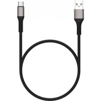 Кабель Maxvi MC-21T black-grey