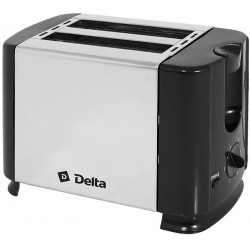 Тостер DELTA DL-61 нерж черный