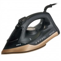 Утюг DELTA LUX  DE-3007 черный с золотым