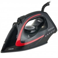 Утюг DELTA LUX DE-3006 черный с красным