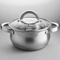 Кастрюля WEBBER BE-144/2 со стеклянной крышкой
