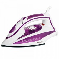 Утюг DELTA LUX DL-352 белый с фиолетовым