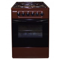 Газовая плита ЛЫСЬВА ЭГ 401-2у СТ коричневая