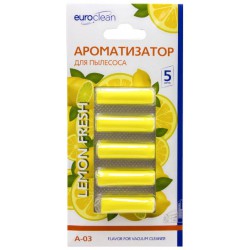 Ароматизатор для пылесоса EUROCLEAN A-03 лимон