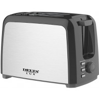 Тостер DELTA LUX DL-090 нерж черный