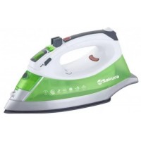 Утюг SAKURA SA-3049 CGR белый/зеленый