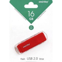 Флеш-диск USB 16GB SMARTBUY dock red SB16GBDK-R