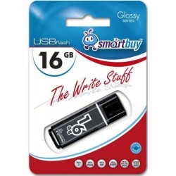 Флеш-диск USB 16GB SMARTBUY glossy blue SB16GBGS-B