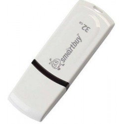 Флеш-диск USB 32GB SMARTBUY paean white SB32GBPN-W